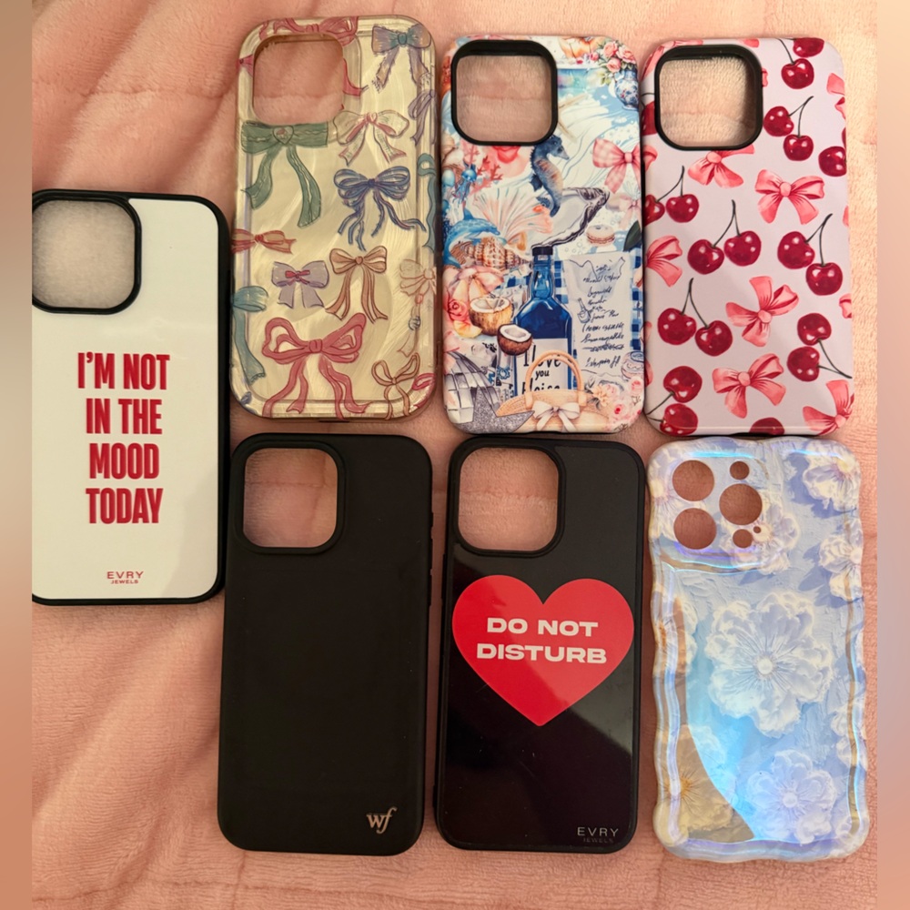 Assorted Patterned Phone Cases 15 PRO MAX